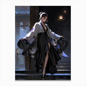 Chinese Kimono Canvas Print