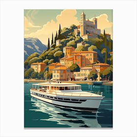 Bosphorus Cruise Prince Islands Pixel Art 2 Canvas Print