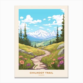 Chilkoot Trail Canada 2 Hike Poster Canvas Print