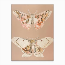 Luminous Butterflies William Morris Style 7 Canvas Print