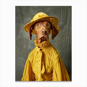 Portrait Of A Dog 1 Canvas Print