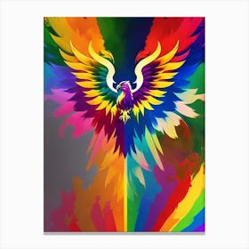 Rainbow Eagle Canvas Print