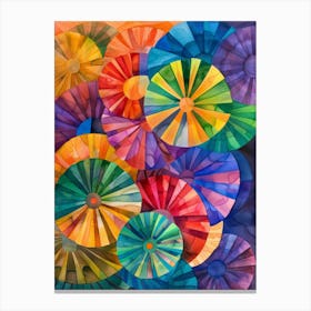 Colorful Umbrellas 1 Canvas Print