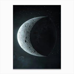 Tilt Moon Canvas Print