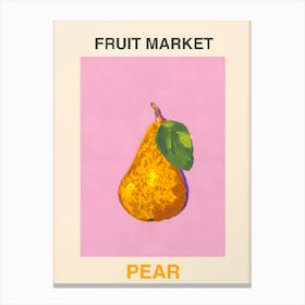 Fruit Market Pear Canvas Print