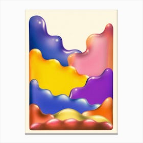 Vibrant Jelly Fusion Canvas Print