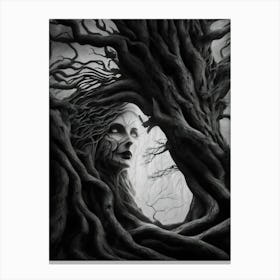 Beautiful Tree Lady Canvas Print