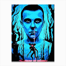Stranger Things Poster movie 14 Canvas Print