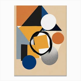 Modern Geometric Shapes Art Print (1) Canvas Print