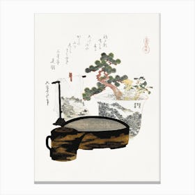 Tea Table, Katsushika Hokusai Canvas Print