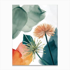 Watercolor Flowers 44 Canvas Print