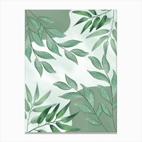 Eucalyptus Leaves 1 Canvas Print