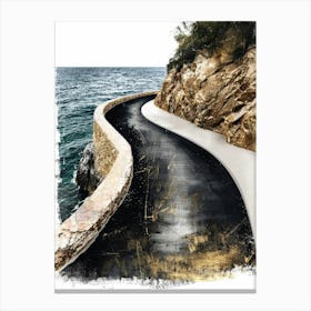 Road To The Sea 5 Canvas Print