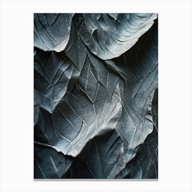 Crinkled Patterned Paper Close Up Texture Revealing Abstract Creases Interplay Of Shadows And Ligh (6) Canvas Print