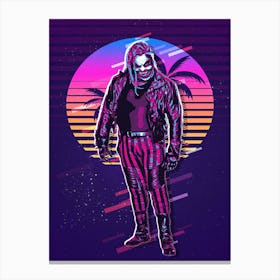 The Fiend 80s Retro Canvas Print