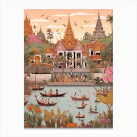 The Grand Palace Bangkok Thailand 2 Canvas Print