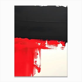 'Black And Red' 2 Canvas Print