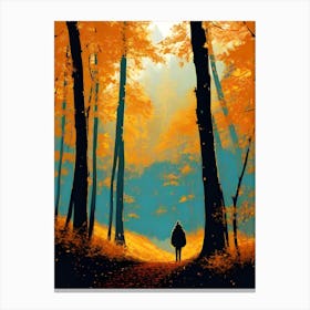 Autumn In The Woods Canvas Print