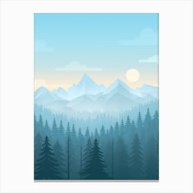 Mountain Landscape Canvas Print