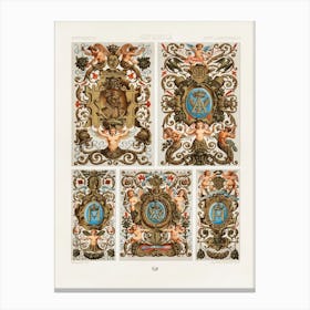 17th Century Pattern, Albert Racine (2) 1 Canvas Print