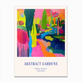 Colourful Gardens Bernheim Arboretum And Research Forest Usa Blue Poster Canvas Print