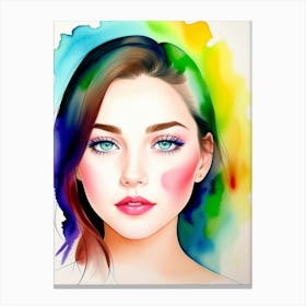 Portrait Of A Woman 4 Canvas Print