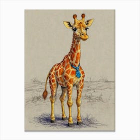 Giraffe 112 Canvas Print