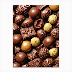 Chocolates Canvas Print