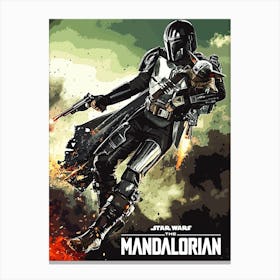 Star Wars Mandalorian 1 Canvas Print
