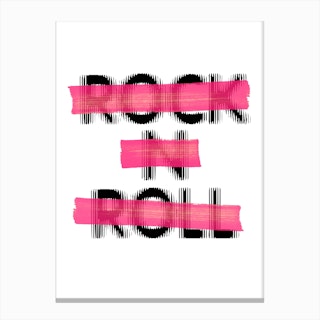 Rock N Roll Canvas Print