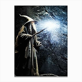 gandalf Lord Of The Rings movie 1 Canvas Print