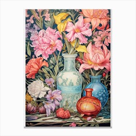 Flowers In Vases Canvas Print