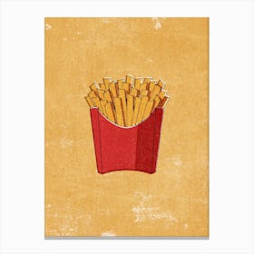 Fast Food Fries Canvas Print
