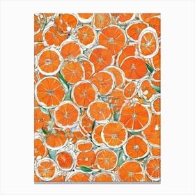 Orange Slices Canvas Print