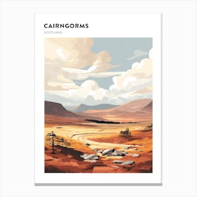 Cairngorms National Park Scotland 2 Hiking Trail Landscape Poster Canvas Print