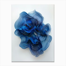 'Blue Wave' 13 Canvas Print