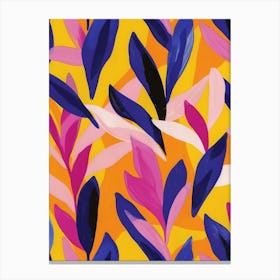 Abstract Leaves 61 Canvas Print