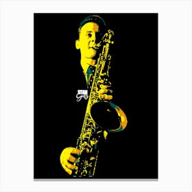 Stan Getz American Saxophonist Canvas Print