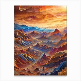 Landscape Painting Canvas Print