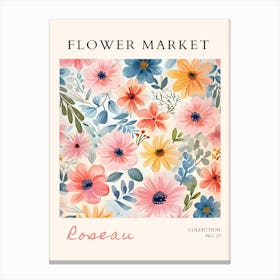 Flower Market 82 Canvas Print