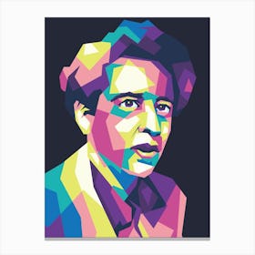 Wpap Hannah Arendt Canvas Print