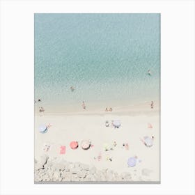 Sunbathing In Italy Canvas Print