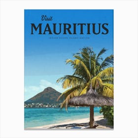 Visit Mauritius Canvas Print
