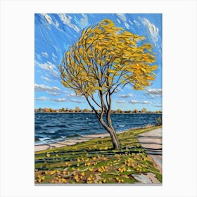 Windy Tree Canvas Print