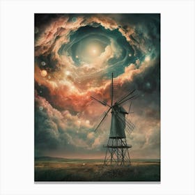 Windmill In The Sky 2 Canvas Print