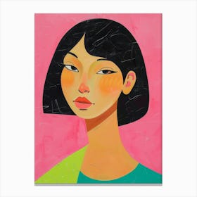 Asian Woman 52 Canvas Print