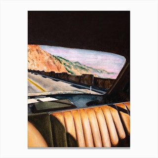 Looking Back Canvas Print