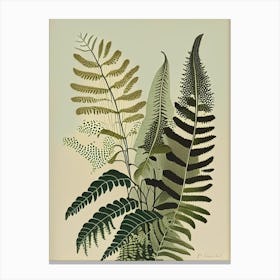 Polypodium Fern Rousseau Inspired Canvas Print