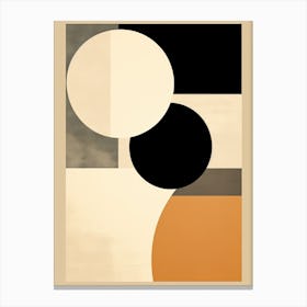 Beige Bauhaus Saarbrocken Spectrum Canvas Print