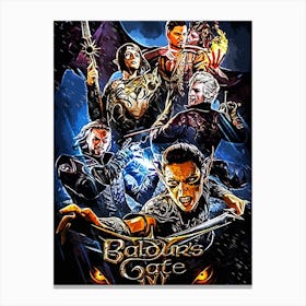 Baldur's Gate 3 game Canvas Print